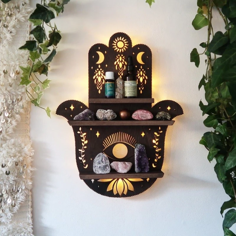 Wall Mounted Living Room Shelf Wooden Lamp Crystal Home Storage Organizer Cute Shelves Colgador Pared Soporte W2307
Wall Mounted Living Room Shelf Wooden Lamp Crystal Home Storage Organizer Cute Shelves Colgador Pared Soporte W2307