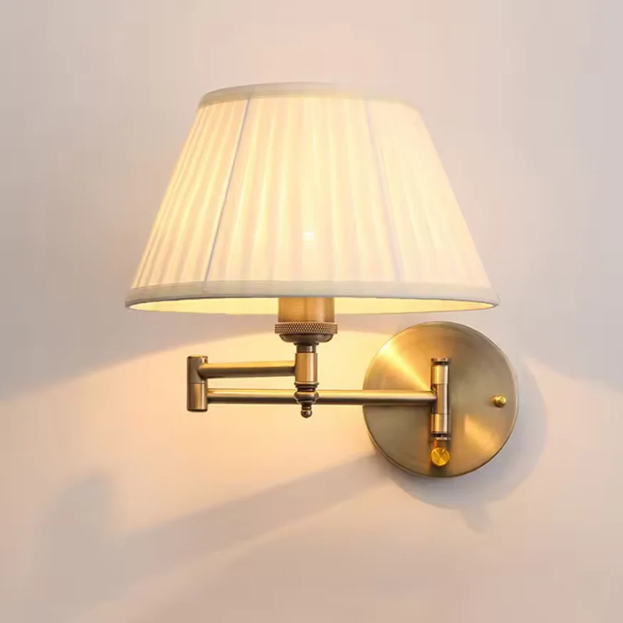 American Telescopic Wall Lamp Fabric Iron Folding Rocker Arm Lamp Creative Bedroom Bedside Lamp Study Reading Lights wall sconce
American Telescopic Wall Lamp Fabric Iron Folding Rocker Arm Lamp Creative Bedroom Bedside Lamp Study Reading Lights wall sconce