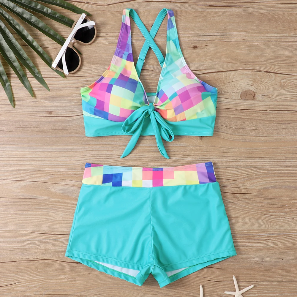Women's Crossover Halter Strapless Bow-Single Swimsuit Summer Beachwear Two-Piece Fashion Print Sexy Bikini Set S-5XL
Women's Crossover Halter Strapless Bow-Single Swimsuit Summer Beachwear Two-Piece Fashion Print Sexy Bikini Set S-5XL