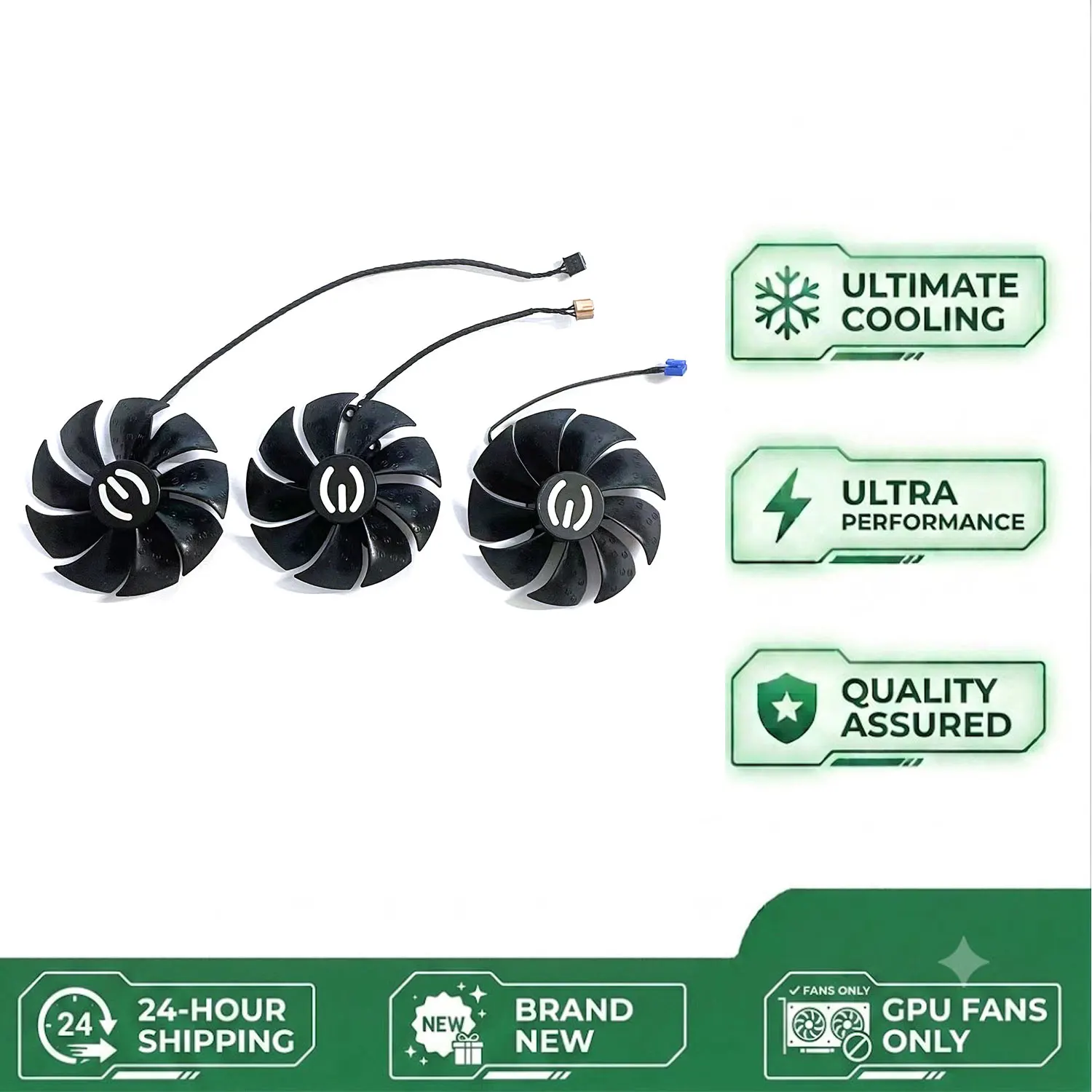 New cooler for EVGA GeForce RTX 3070 3080 TI 3090 FTW3 graphics card 87MM PLD09220S12H
New cooler for EVGA GeForce RTX 3070 3080 TI 3090 FTW3 graphics card 87MM PLD09220S12H