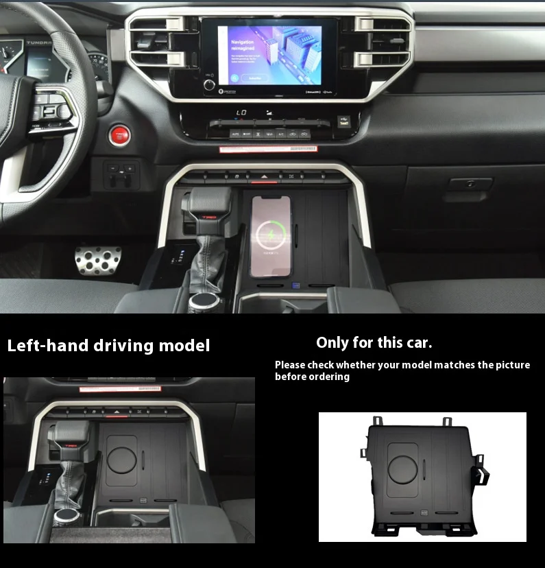 Беспроводное зарядное устройство 15 Вт, специальная встроенная панель быстрой зарядки телефона QI, автомобильные аксессуары для toyota tundra Sequoia 2022-2024
Беспроводное зарядное устройство 15 Вт, специальная встроенная панель быстрой зарядки телефона QI, автомобильные аксессуары для toyota tundra Sequoia 2022-2024