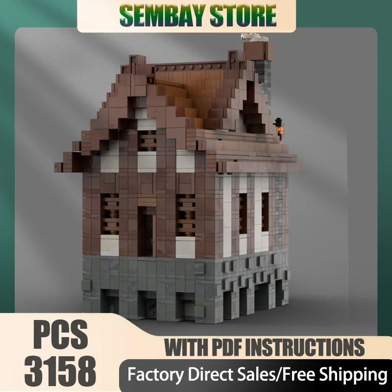 Castle Model Moc Building Brick Modular Medieval House Model Technology Blocks Christmas DIY Toy Construction Holidays Gift
Castle Model Moc Building Brick Modular Medieval House Model Technology Blocks Christmas DIY Toy Construction Holidays Gift