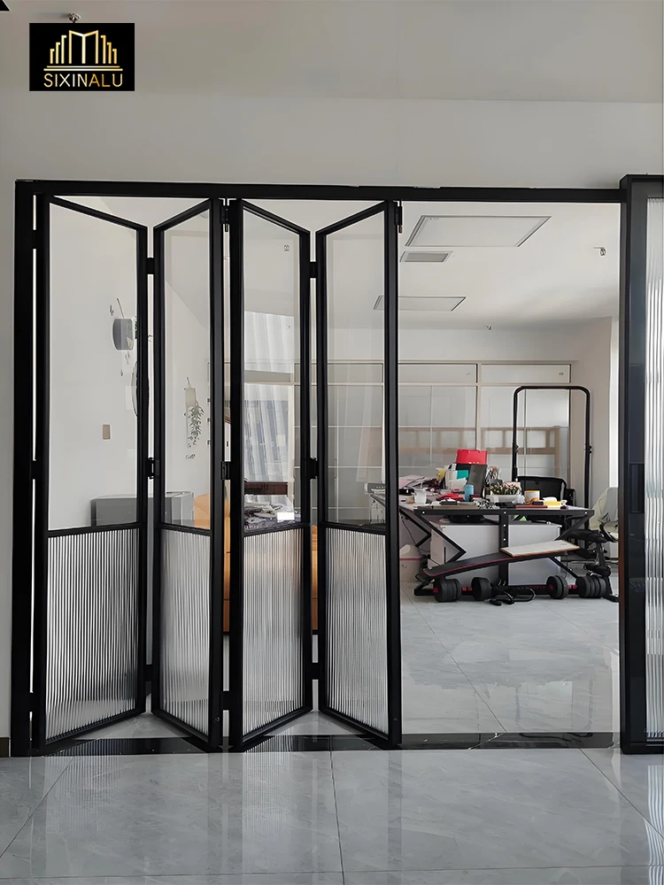 Sixinalu Slim Bi-Folding Accordion Interior Door Sliding Front Doors Aluminum Double Glass Entry Kitchen Room Custom Home Decor
Sixinalu Slim Bi-Folding Accordion Interior Door Sliding Front Doors Aluminum Double Glass Entry Kitchen Room Custom Home Decor