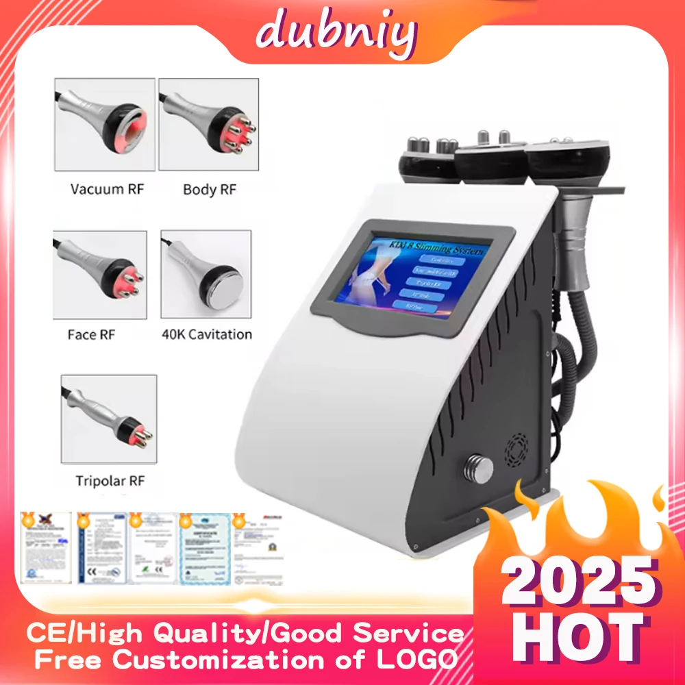 Dubniy 2025 40K Ультразвуковая кавитационная радиочастотная машина 5 в 1, сжигатель жира для похудения, подтяжка кожи, против морщин, устройство для салона красоты
Dubniy 2025 40K Ультразвуковая кавитационная радиочастотная машина 5 в 1, сжигатель жира для похудения, подтяжка кожи, против морщин, устройство для салона красоты