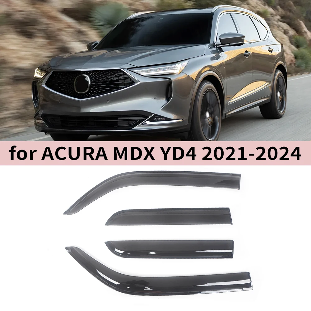 Window Visor for Acura MDX YD4 2021 2022 2023 2024 Wind Deflectors Rain Guards Door Visor Vent Shades Ventvisor Sun Rain Vent 
Window Visor for Acura MDX YD4 2021 2022 2023 2024 Wind Deflectors Rain Guards Door Visor Vent Shades Ventvisor Sun Rain Vent