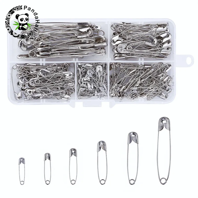 pandahall 220pcs/box 6 Sizes Iron Safety Pins Small Brooch Sets for Needlework DIY Sewing Tool Pin Clothing Findings Accessories
pandahall 220pcs/box 6 Sizes Iron Safety Pins Small Brooch Sets for Needlework DIY Sewing Tool Pin Clothing Findings Accessories