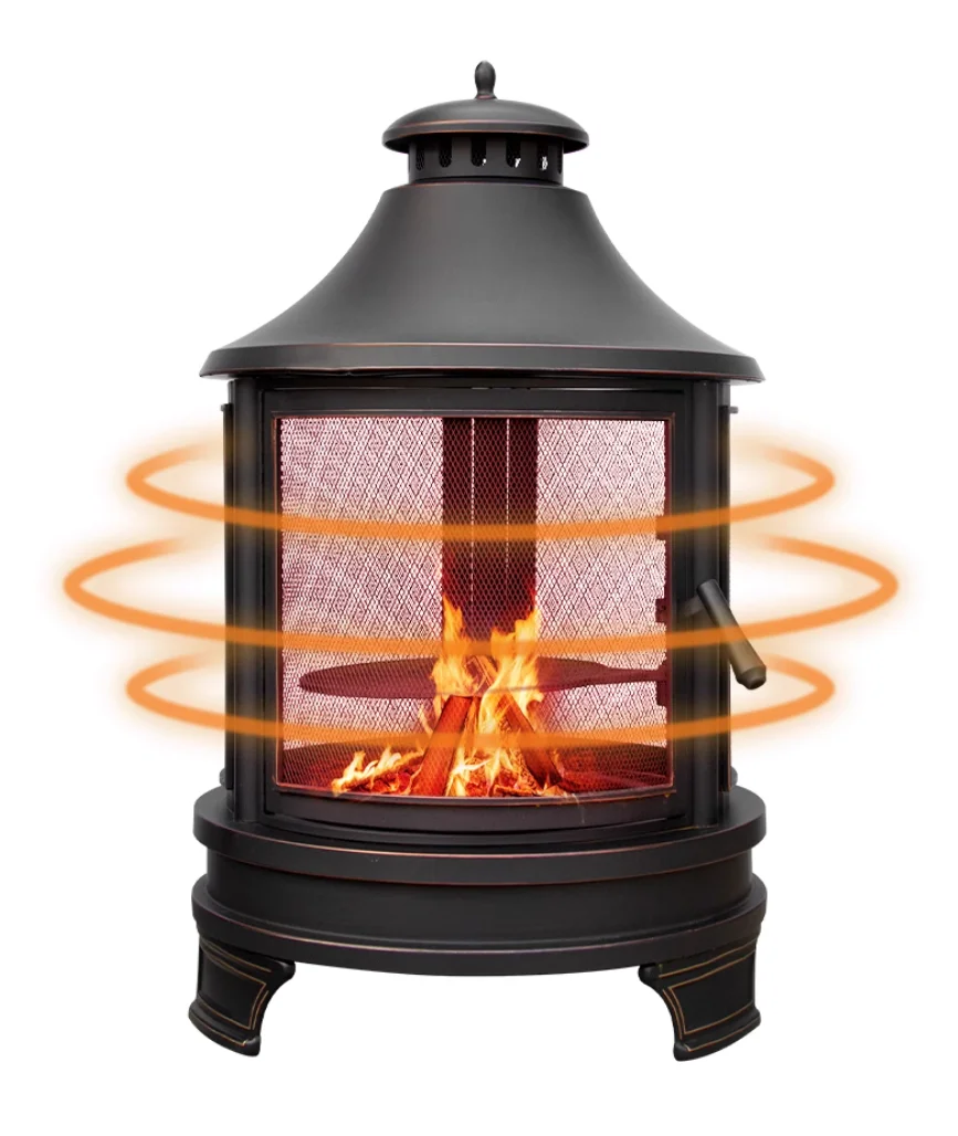 Outdoor Wood-Burning Campfire Stove Courtyard Fire Pit with Tea Stove and Barbecue Grill Home Fireplace for Camping Grills
Outdoor Wood-Burning Campfire Stove Courtyard Fire Pit with Tea Stove and Barbecue Grill Home Fireplace for Camping Grills