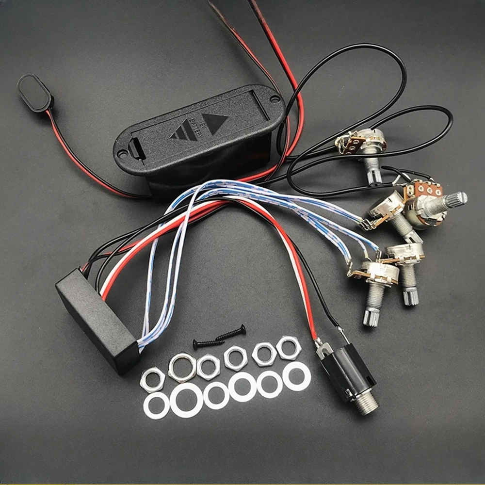 2/3 Band Eq Equalizer Preamp Circuit Active Bass Pickup with Control Knobs Guitar Pickup Control System
2/3 Band Eq Equalizer Preamp Circuit Active Bass Pickup with Control Knobs Guitar Pickup Control System