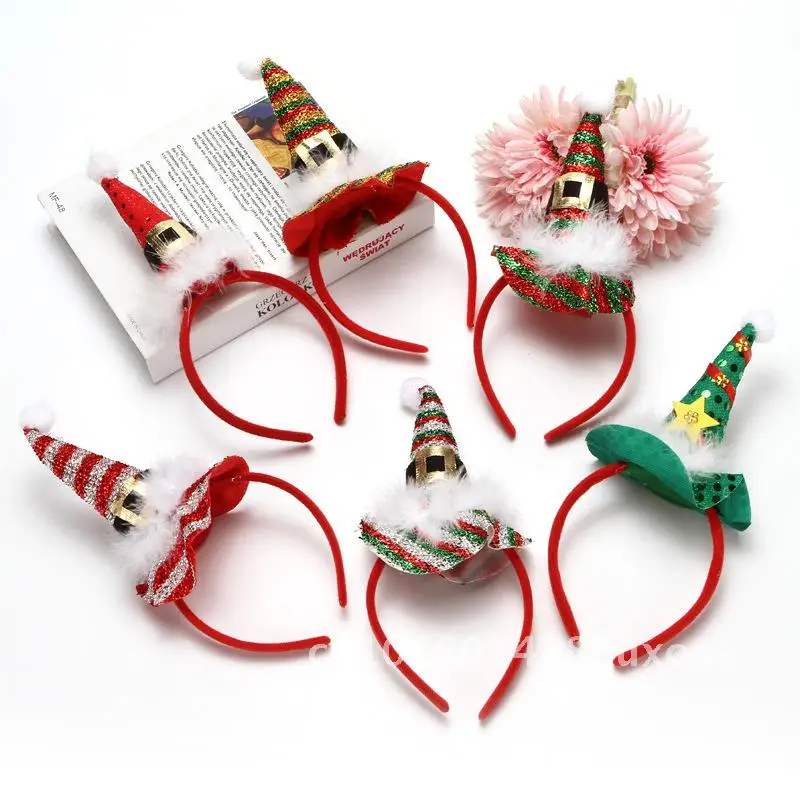 Feather-Adorned Christmas Silk Headband Bright Striped Small Hat Band for Festive Parties Four Color Options Available
Feather-Adorned Christmas Silk Headband Bright Striped Small Hat Band for Festive Parties Four Color Options Available