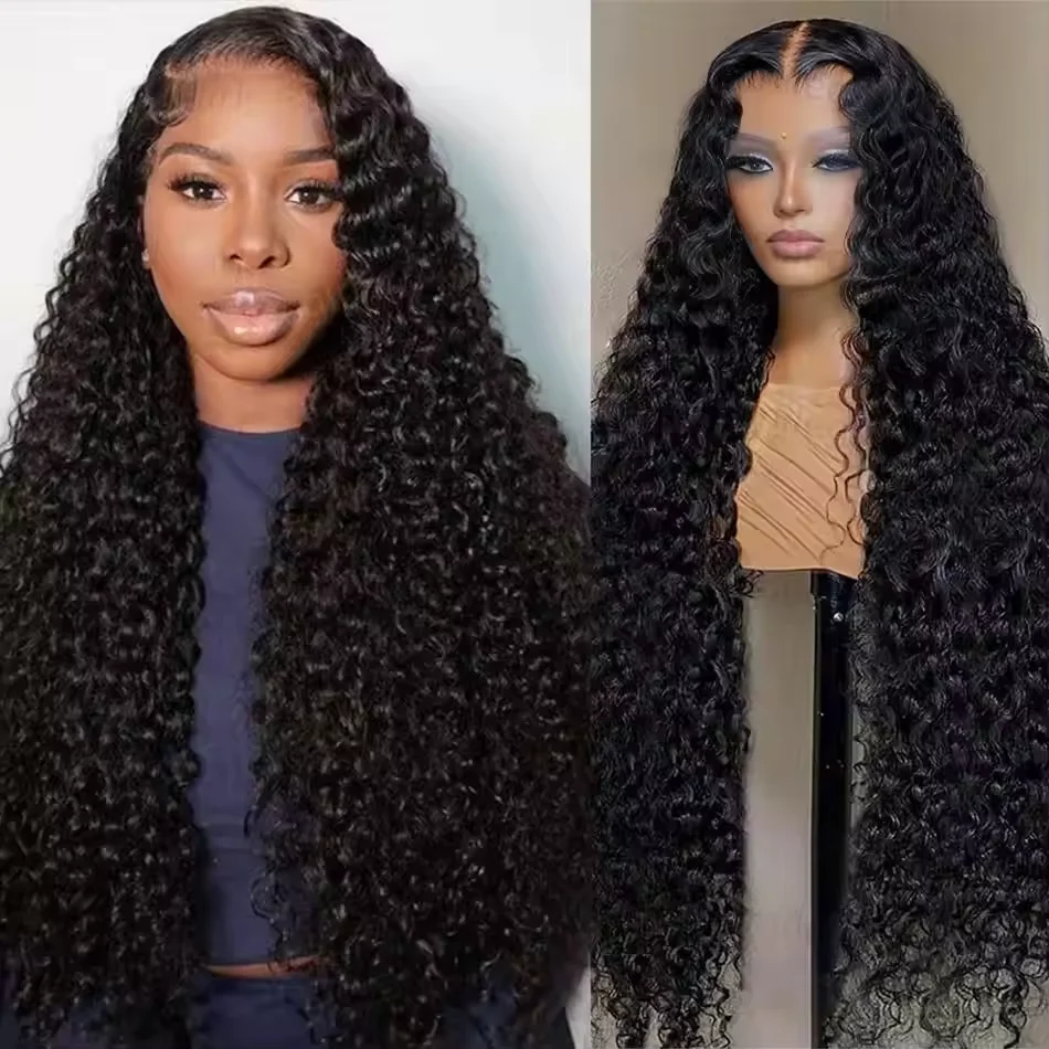 40 Inch Human Hair 13x6 13x4 HD Transparent Lace Frontal Wig 5x5Glueless Wig Brazilian Deep Wave Curly Human Hair Lace Front Wig
40 Inch Human Hair 13x6 13x4 HD Transparent Lace Frontal Wig 5x5Glueless Wig Brazilian Deep Wave Curly Human Hair Lace Front Wig