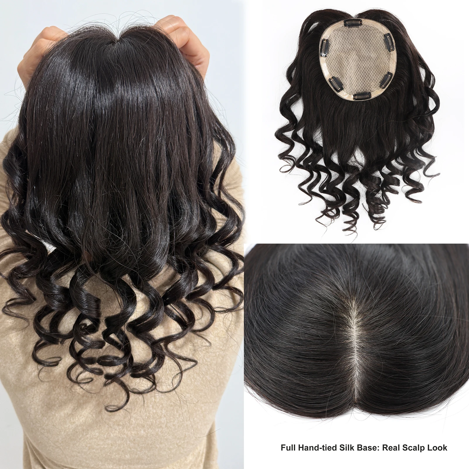 Свободный волнистый топпер из человеческих волос для женщин, 18-дюймовый парик из настоящих волос Remy с заколками в надувной волне, шиньоны на шелковой основе 15x17 см
Свободный волнистый топпер из человеческих волос для женщин, 18-дюймовый парик из настоящих волос Remy с заколками в надувной волне, шиньоны на шелковой основе 15x17 см