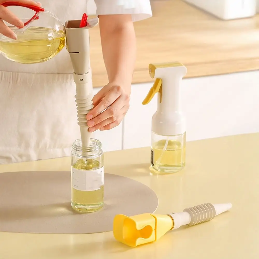 2PCS Telescopic Hose Extendable Kitchen Funnel Wide-mouth Heat-resistant Sauce Dispensing Funnel Spill-Proof Flexible
2PCS Telescopic Hose Extendable Kitchen Funnel Wide-mouth Heat-resistant Sauce Dispensing Funnel Spill-Proof Flexible
