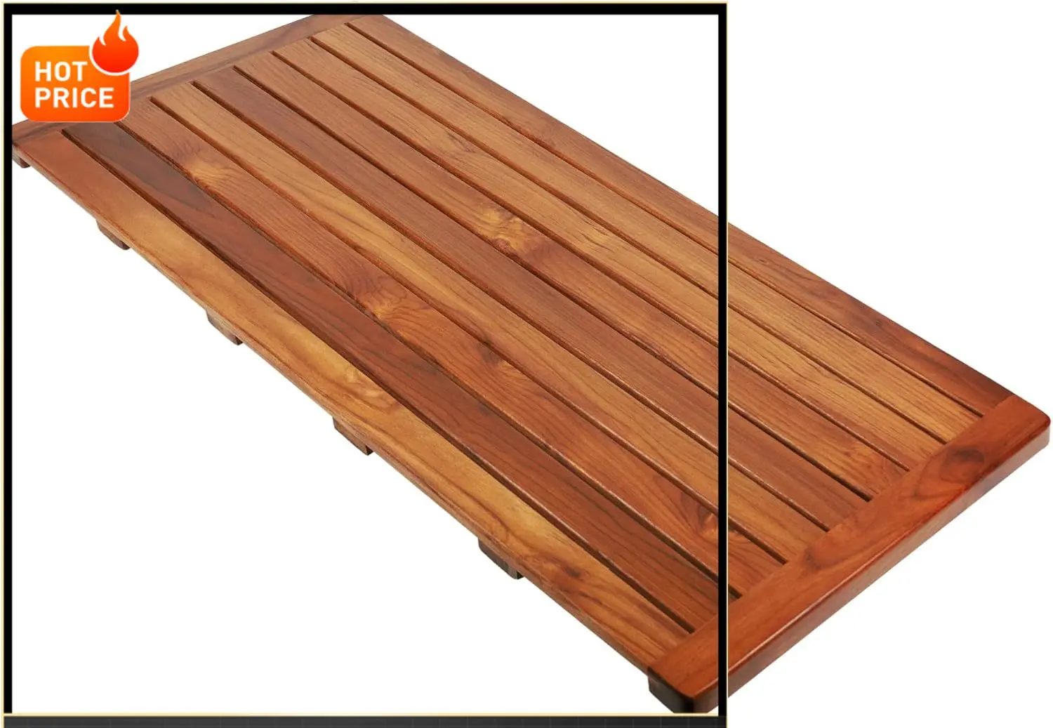 BestsellerTeak Bath Mat, Shower Mat Wood for Bathroom, (40"x18") Wooden Floor Mat Extra Large for Spa Home or Outdoor
BestsellerTeak Bath Mat, Shower Mat Wood for Bathroom, (40"x18") Wooden Floor Mat Extra Large for Spa Home or Outdoor