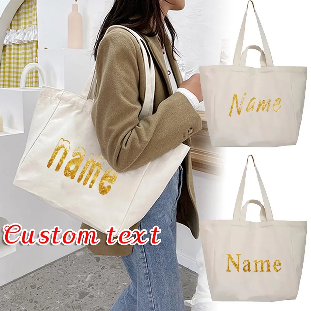 Personalized Customized Large-capacity Supermarket Groceries Fashion Shopping Shoulder Bag Portable Canvas Bag
Personalized Customized Large-capacity Supermarket Groceries Fashion Shopping Shoulder Bag Portable Canvas Bag