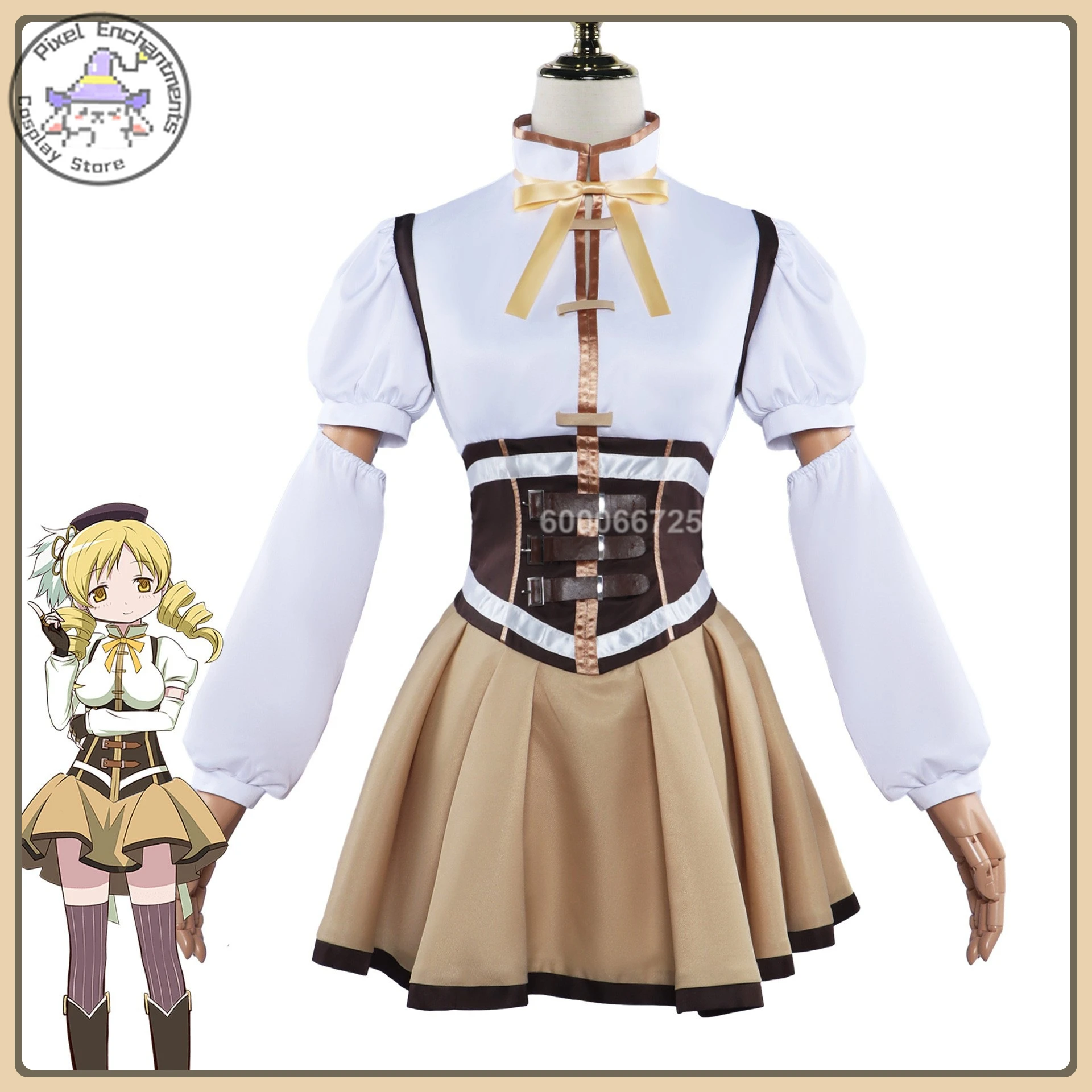 Anime Puella Magi Madoka Magica Mami Tomoe Cosplay Full Set Battle Suit + Wig Cape High Quality Anime Clothes (Female)
Anime Puella Magi Madoka Magica Mami Tomoe Cosplay Full Set Battle Suit + Wig Cape High Quality Anime Clothes (Female)