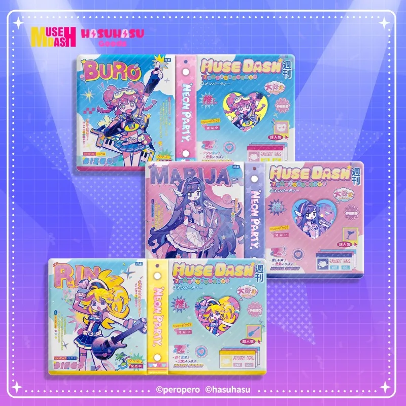 Muse Dash Neon Party Two Grid Loose Leaf Card Album Book Official Muse Dash Hasuhasu Goods
Muse Dash Neon Party Two Grid Loose Leaf Card Album Book Official Muse Dash Hasuhasu Goods
