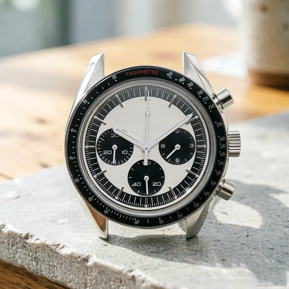 VK63 case 41mm case stainless steel quartz chronograph case suitable for replacing accessories of VK63 movement watch
VK63 case 41mm case stainless steel quartz chronograph case suitable for replacing accessories of VK63 movement watch