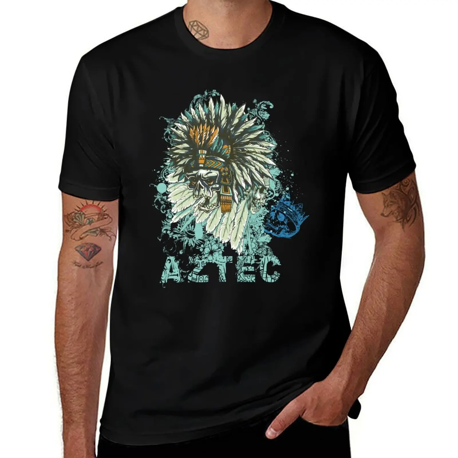 Aztec Skull with Feathered Headdress – Bold Tribal Graphic Tee T-Shirt graphic shirts Funny t-shirts t shirt for men
Aztec Skull with Feathered Headdress – Bold Tribal Graphic Tee T-Shirt graphic shirts Funny t-shirts t shirt for men