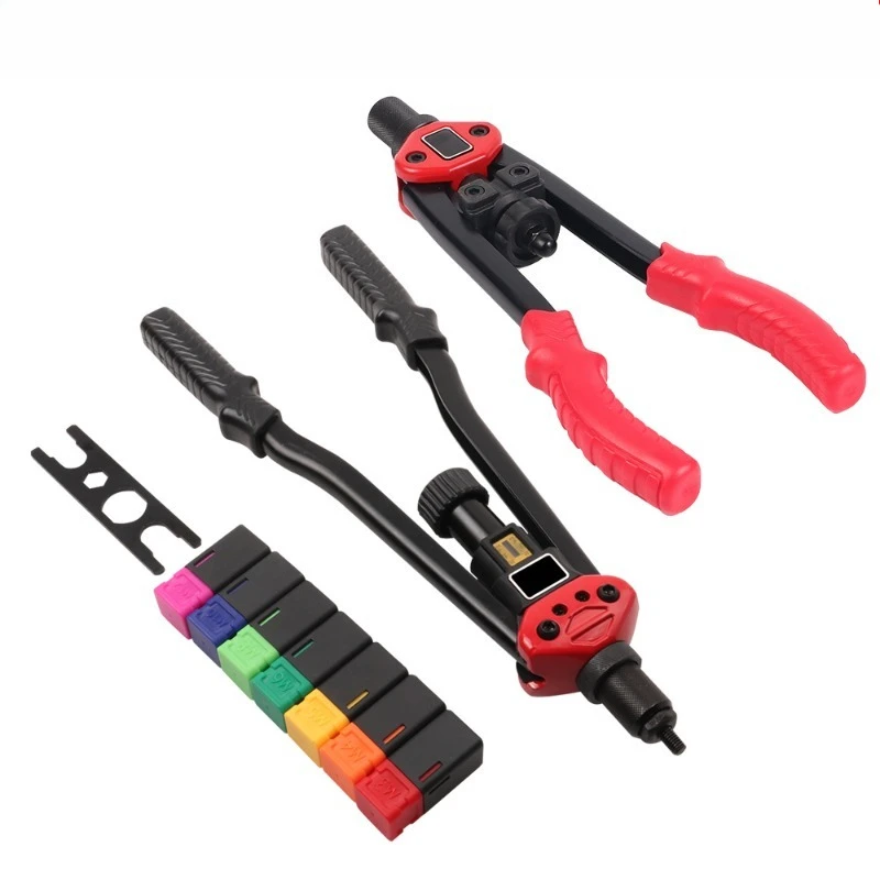 16" Rivet Nut Tool Kit, Hand Riveter with Color-Coded Nutserts, Mandrels Set for Blind Riveting Installation (M3-M12)
16" Rivet Nut Tool Kit, Hand Riveter with Color-Coded Nutserts, Mandrels Set for Blind Riveting Installation (M3-M12)