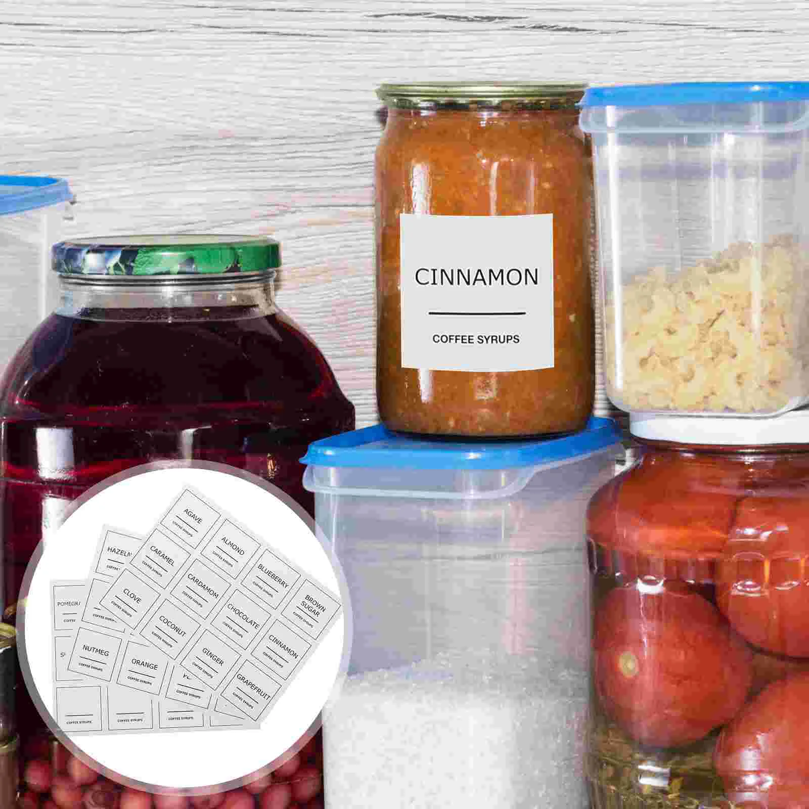3 Sheets Coffee Label Food Storage Labels Stickers Bar Kitchen for Containers Cart Essentials Shop Washable
3 Sheets Coffee Label Food Storage Labels Stickers Bar Kitchen for Containers Cart Essentials Shop Washable