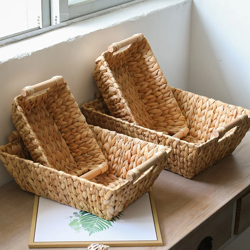Rattan Grass Woven Storage Basket, Nordic Style Creative Household Snack Toy Sundries Storage Basket, Desktop Storage Box
Rattan Grass Woven Storage Basket, Nordic Style Creative Household Snack Toy Sundries Storage Basket, Desktop Storage Box