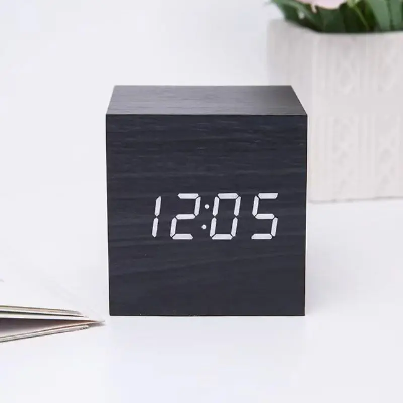 Square Voice Control Luminous Digital Wooden LED Multifunction Desktop USB/AAA Powered Electronic Clock Bedroom Decoration
Square Voice Control Luminous Digital Wooden LED Multifunction Desktop USB/AAA Powered Electronic Clock Bedroom Decoration