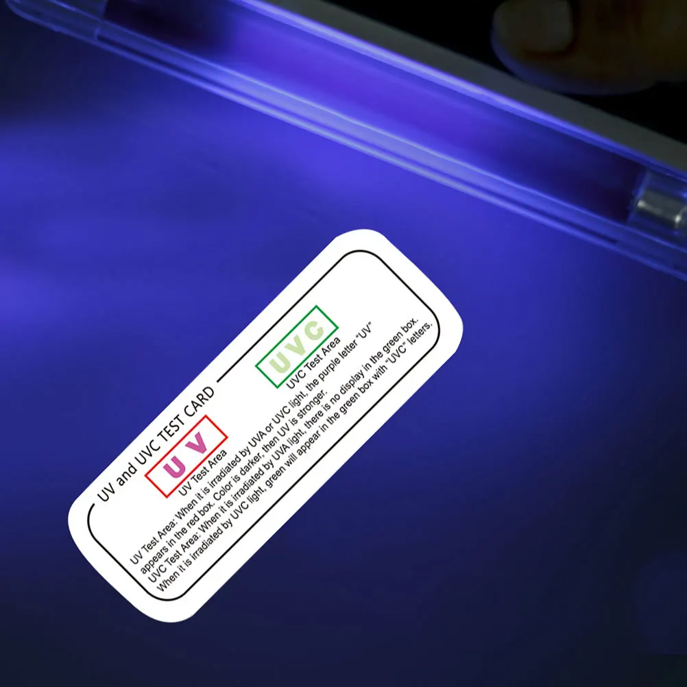 6 Pcs UV Card Accessory Sticker Cards Test Light Uvc Tester Meters Accessories Paper
6 Pcs UV Card Accessory Sticker Cards Test Light Uvc Tester Meters Accessories Paper