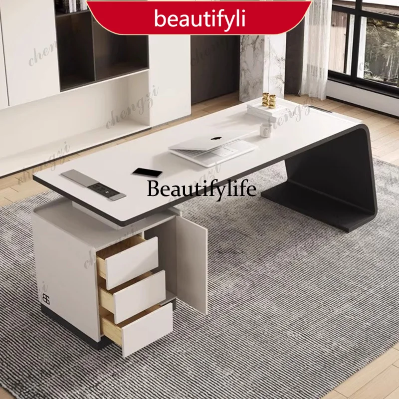 M45 Luxury Paint Office Desk High-end Simple Modern Creative Boss Desk President Manager Mesas De Escritorio
M45 Luxury Paint Office Desk High-end Simple Modern Creative Boss Desk President Manager Mesas De Escritorio