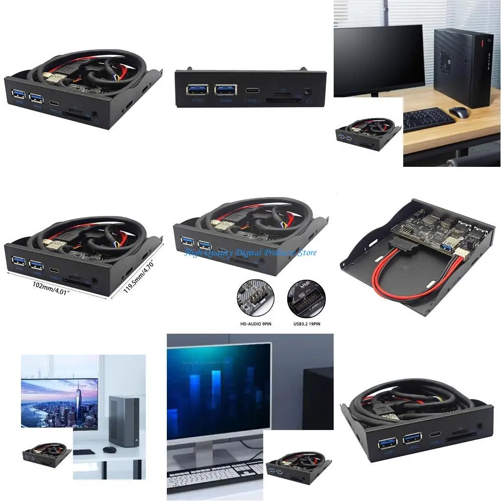 U2JE 3,5 -дюймового расщепления 19 PIN -коннал до PINC PORT 3,5 мм разъемы для наушников Расширение передней панель для ПК
U2JE 3,5 -дюймового расщепления 19 PIN -коннал до PINC PORT 3,5 мм разъемы для наушников Расширение передней панель для ПК