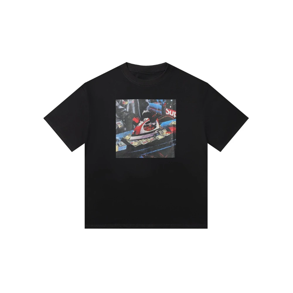 2025 Trendy Brand Sup Short-sleeved Cotton Men's and Women's Semi-sleeved Fashion Casual Short-sleeved T-shirt High Quality Tee
2025 Trendy Brand Sup Short-sleeved Cotton Men's and Women's Semi-sleeved Fashion Casual Short-sleeved T-shirt High Quality Tee