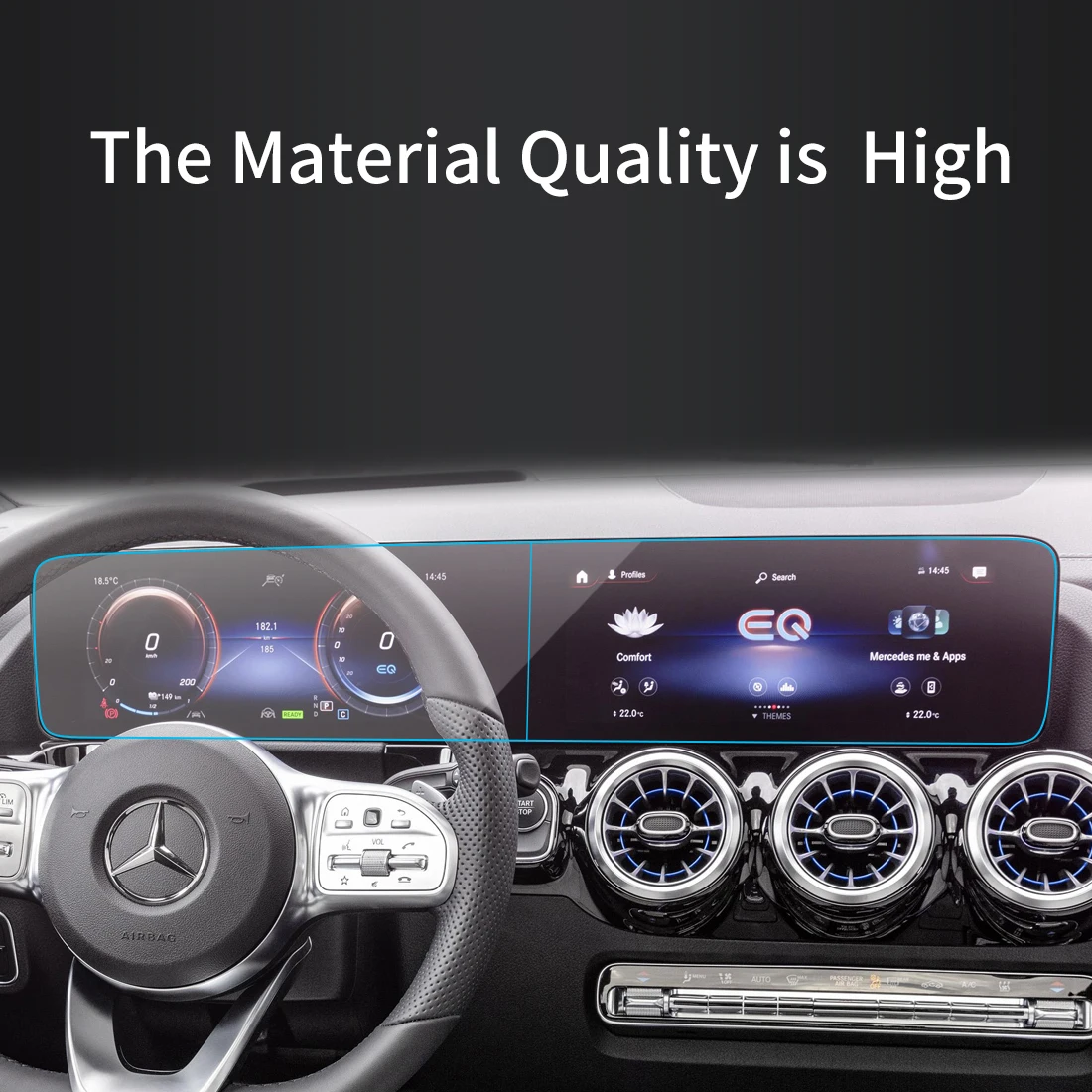 Автомобильные наклейки, Защита экрана для Benz EQA 2023, дисплей навигатора, Аксессуары для автомобилей
Автомобильные наклейки, Защита экрана для Benz EQA 2023, дисплей навигатора, Аксессуары для автомобилей
