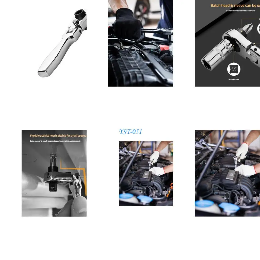 E15A 2 in 1 Reversible Ratchet Wrench Socket Wrench 72 Tooth Quick Releasing Ratchet
E15A 2 in 1 Reversible Ratchet Wrench Socket Wrench 72 Tooth Quick Releasing Ratchet