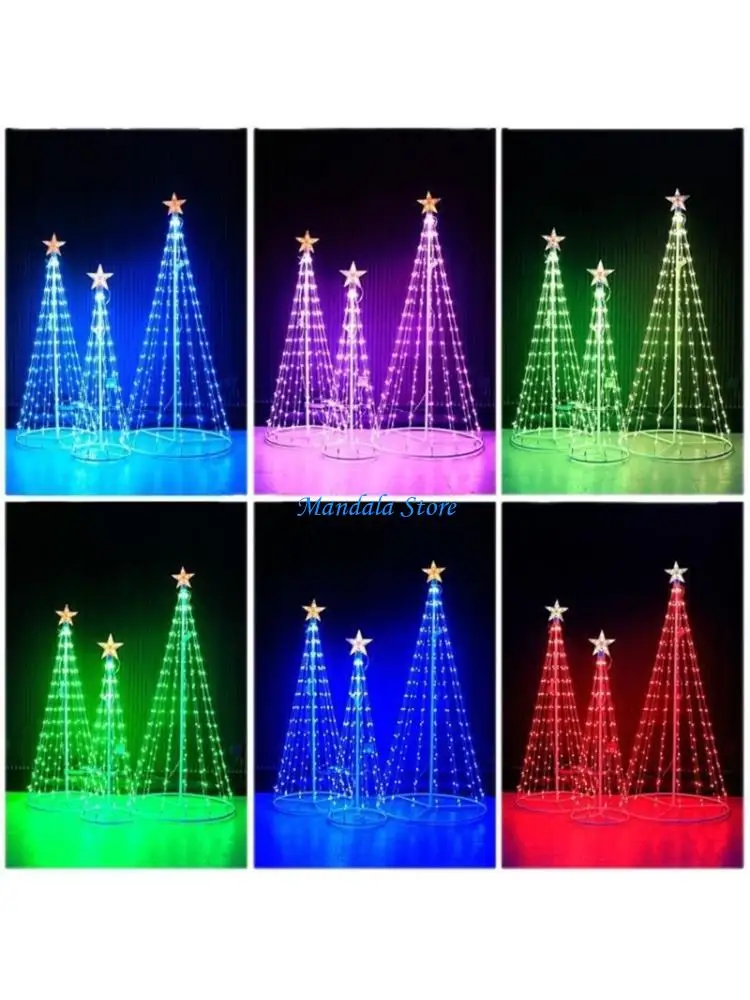U2JC Smartphone Controlled Multicolored Cone Christmas Tree Light Metal Frame USB Operation
U2JC Smartphone Controlled Multicolored Cone Christmas Tree Light Metal Frame USB Operation
