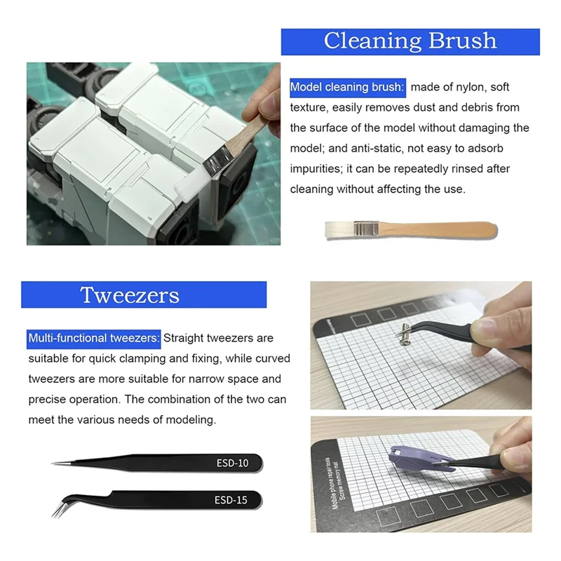 ABKU-Model Kit With Scribing Tools, Pin Vise Hand Drill Set, Tweezers, Brushes For Modelling Models,For Sscribing
ABKU-Model Kit With Scribing Tools, Pin Vise Hand Drill Set, Tweezers, Brushes For Modelling Models,For Sscribing
