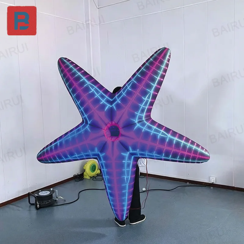 Inflatable starfish, inflatable starfish - Customizable glowing inflatable toys, suitable for nightclubs and festival events
Inflatable starfish, inflatable starfish - Customizable glowing inflatable toys, suitable for nightclubs and festival events