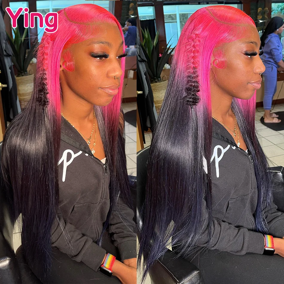 Omber Pink Root 200% Bone Straight 13x4 13x6 Lace Frontal Human Hair Wig PrePlucked Brazilian 5x5 Closure Wigs For Black Women
Omber Pink Root 200% Bone Straight 13x4 13x6 Lace Frontal Human Hair Wig PrePlucked Brazilian 5x5 Closure Wigs For Black Women