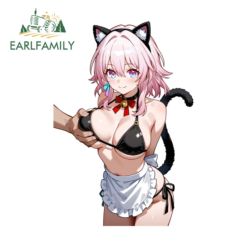 EARLFAMILY March 7th Cute Maid Car Stickers Anime Honkai Star Rail Vinyl Sexy Bikini Decal Waterproof Windows Graphics Car Goods
EARLFAMILY March 7th Cute Maid Car Stickers Anime Honkai Star Rail Vinyl Sexy Bikini Decal Waterproof Windows Graphics Car Goods