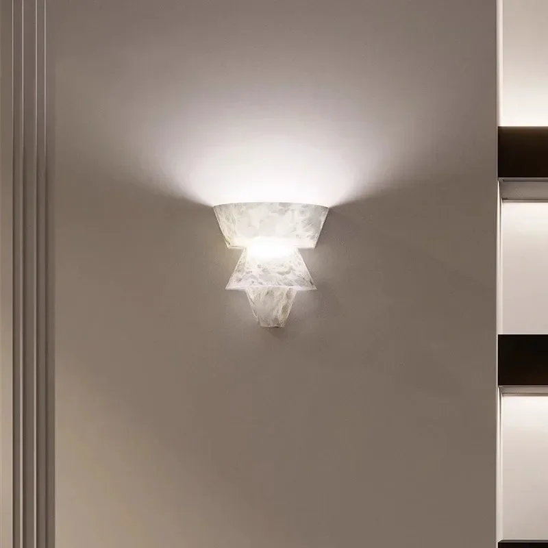 SANDYHA Italy Natural Marble Wall Light Decorative LED Lamps for Living Room Study and Bedroom Bedside Lighting Fixtures
SANDYHA Italy Natural Marble Wall Light Decorative LED Lamps for Living Room Study and Bedroom Bedside Lighting Fixtures