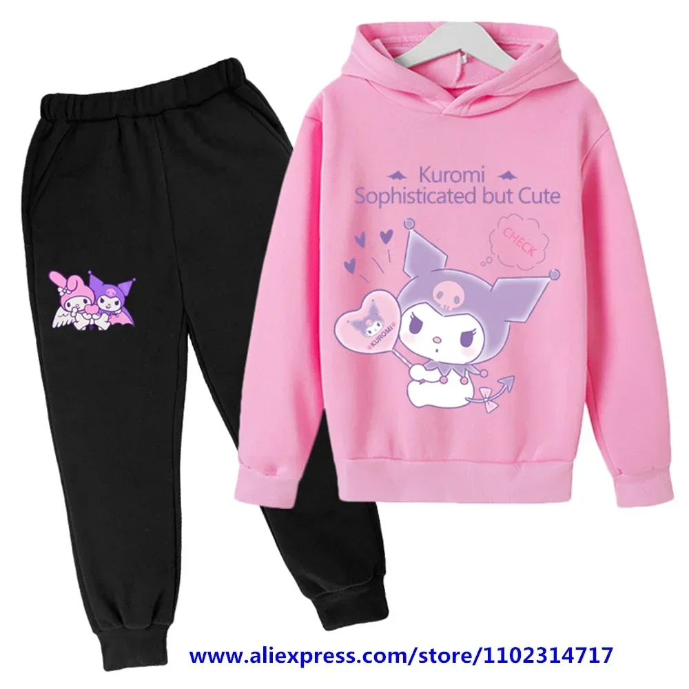 Hello Kitty Casual Funny Tracksuit Boys Kuromi Hoodie Set Kids Hoodies Long Pants 2Pcs Sets Kids Sweater Clothing
Hello Kitty Casual Funny Tracksuit Boys Kuromi Hoodie Set Kids Hoodies Long Pants 2Pcs Sets Kids Sweater Clothing