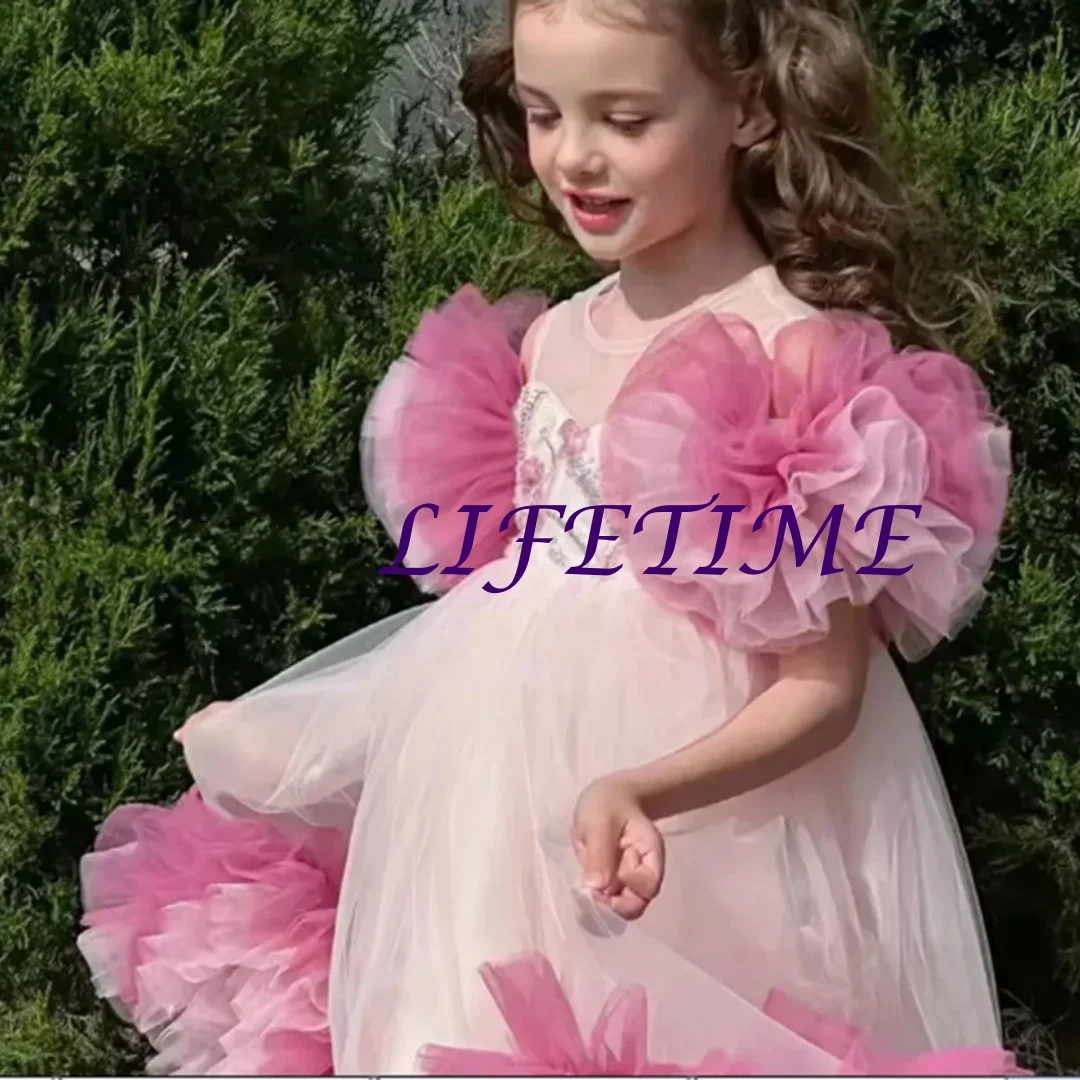 Customized Ivory Flower Girl Dress For Wedding Satin Pearls Backless With Bow Elegant Kids First Communion Banquet Prom Gown
Customized Ivory Flower Girl Dress For Wedding Satin Pearls Backless With Bow Elegant Kids First Communion Banquet Prom Gown