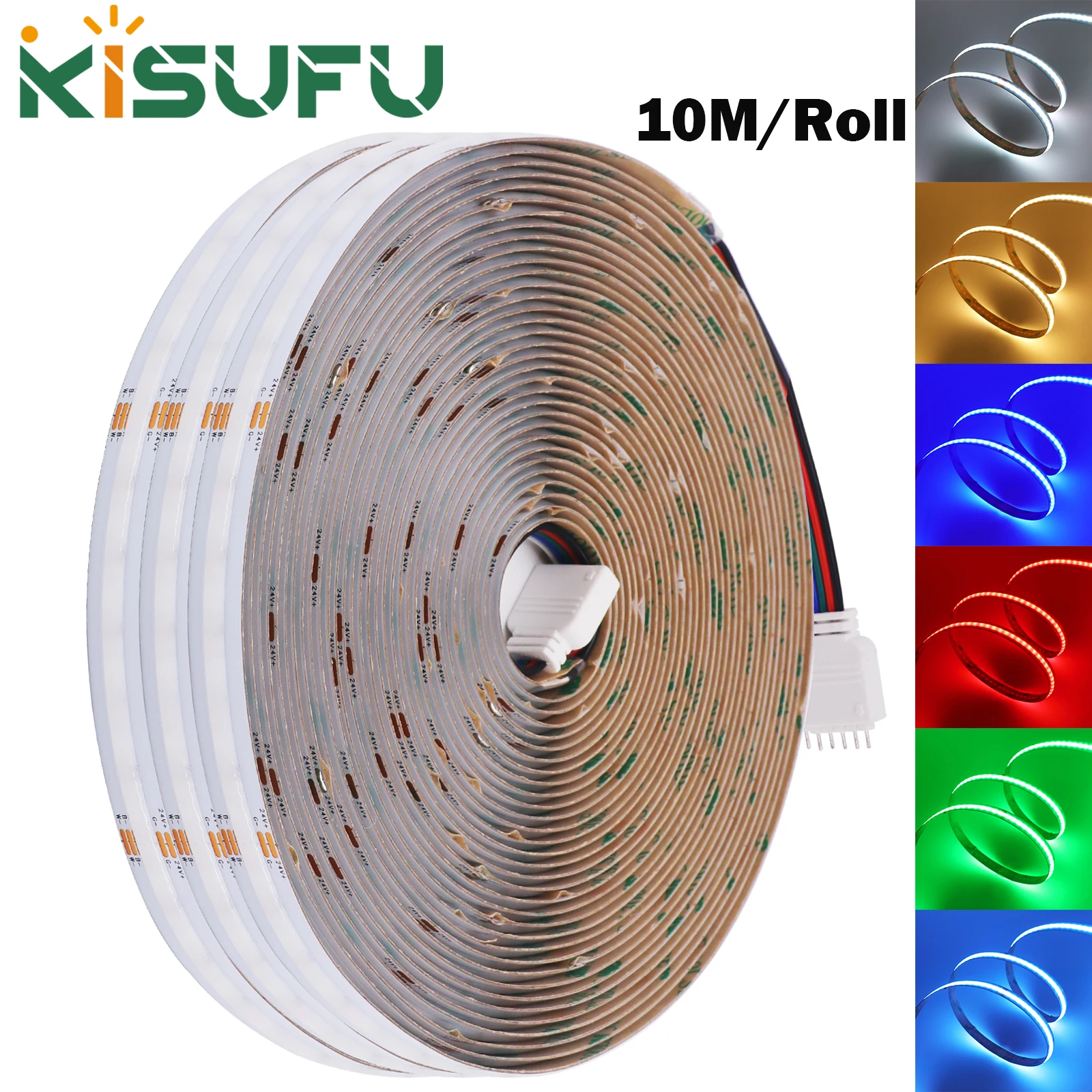 24V RGBW RGBWW COB LED Strip Light 10M 672LEDs/M High Density Dotless FOB Flexible LED Tape Ribbon LED Tape Diode for Room Decor
24V RGBW RGBWW COB LED Strip Light 10M 672LEDs/M High Density Dotless FOB Flexible LED Tape Ribbon LED Tape Diode for Room Decor