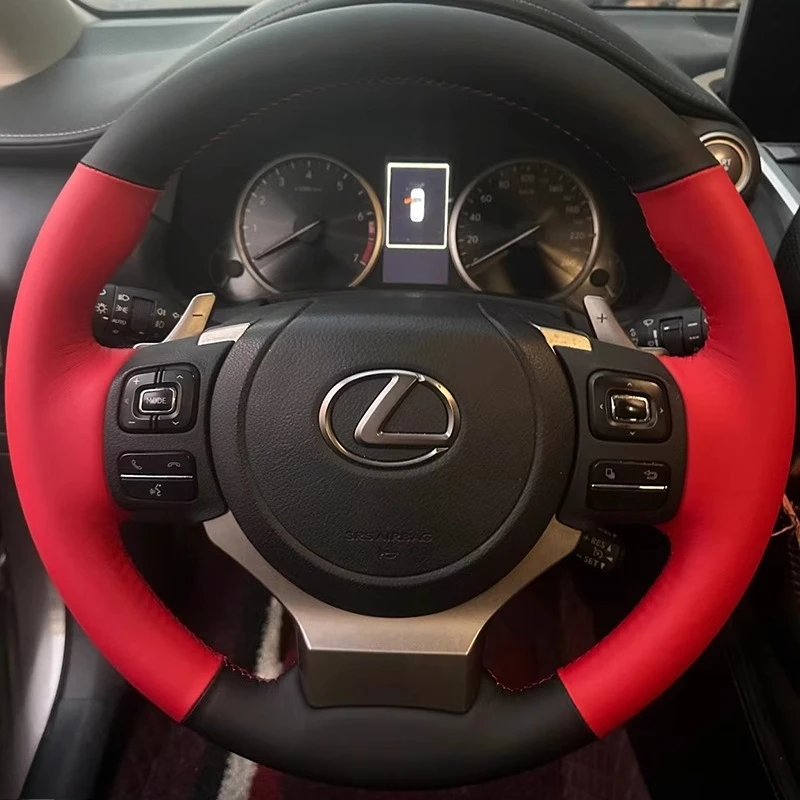 For Lexus IS250 2014 2015 IS300 IS350 IS F-Sport IS200t 2016 2017 hand-stitched Black Red genuine Leather Steering Wheel Cover
For Lexus IS250 2014 2015 IS300 IS350 IS F-Sport IS200t 2016 2017 hand-stitched Black Red genuine Leather Steering Wheel Cover