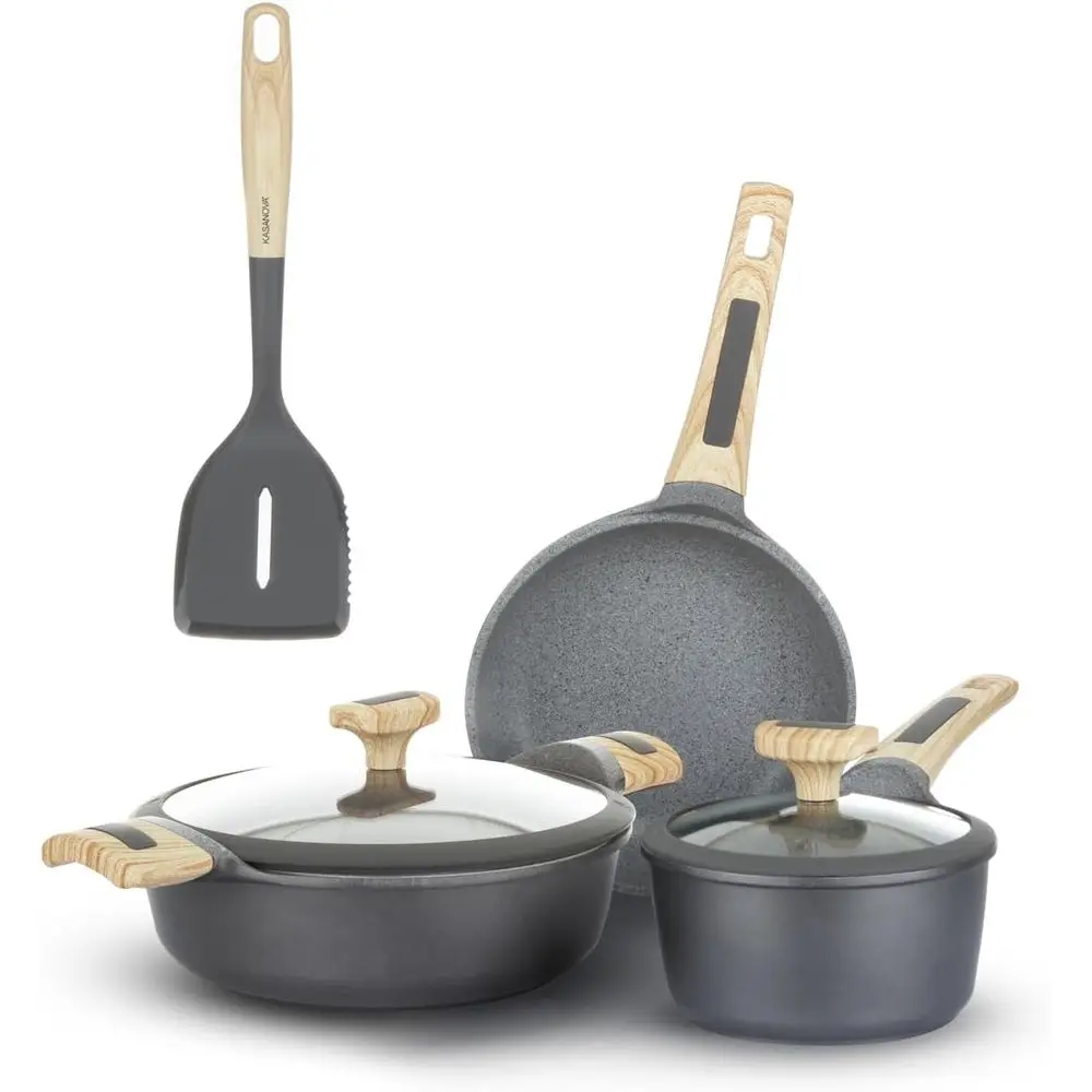 Evolution 6-Piece Non-Stick Cookware Set - Induction Cookware and Any Hob
Evolution 6-Piece Non-Stick Cookware Set - Induction Cookware and Any Hob