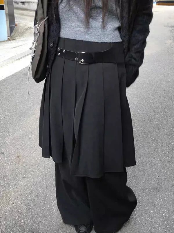 2026 New Loose Wide Leg Pants Floor-Length Fake Two-Piece Suit Casual Design Long Skirt Casual Pants Women's Fashion
2026 New Loose Wide Leg Pants Floor-Length Fake Two-Piece Suit Casual Design Long Skirt Casual Pants Women's Fashion