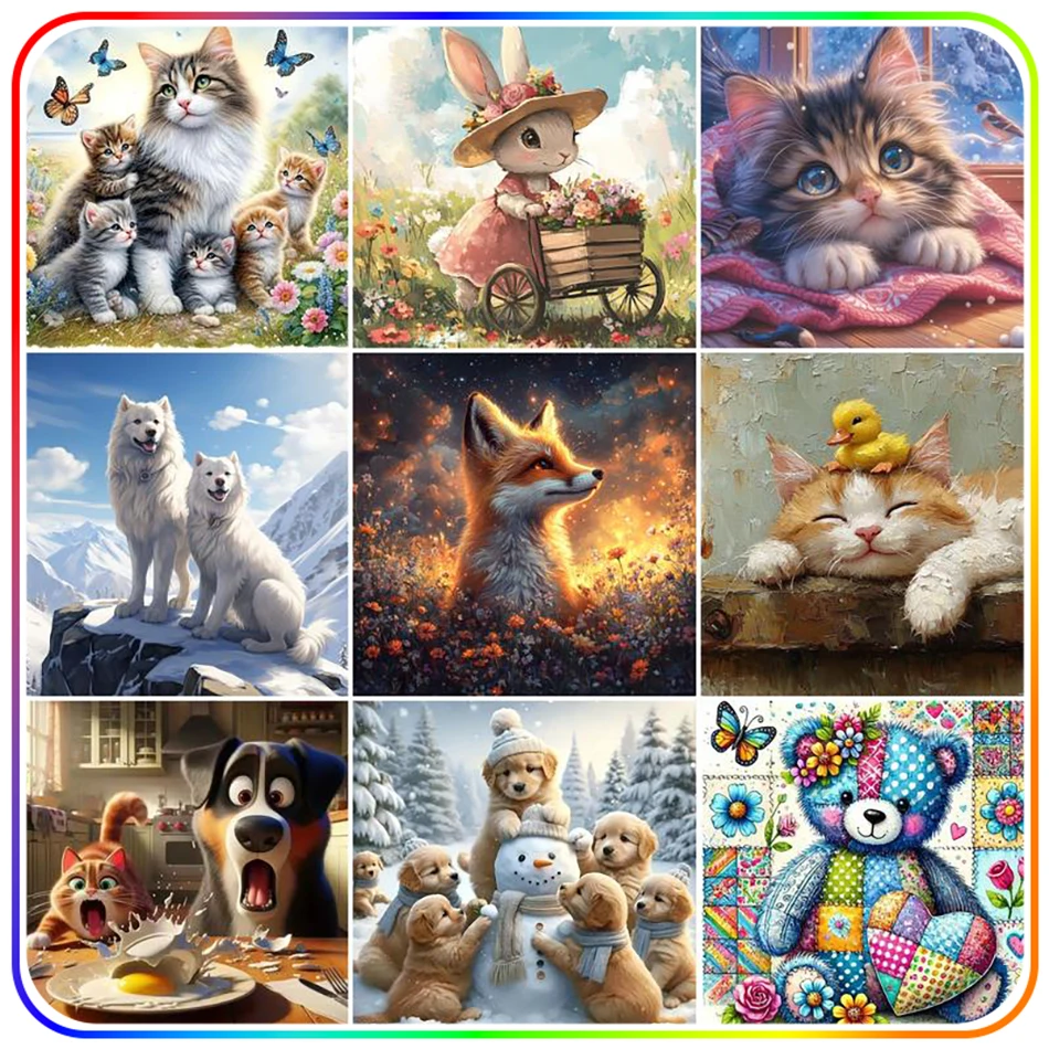 SDOYUNO 5D Diamond Painting Crystal Animals Embroidery Cross Stitch Kits Drawing With Diamonds Needle Arts Craft Rhinestones Kit
SDOYUNO 5D Diamond Painting Crystal Animals Embroidery Cross Stitch Kits Drawing With Diamonds Needle Arts Craft Rhinestones Kit