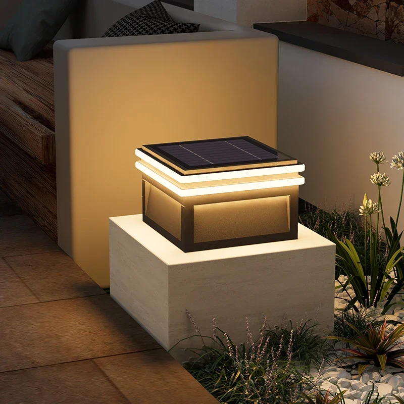 2025 Solar Pillar Lights LED Wall Lamp Outdoor Waterproof Lighting Home Decor Solar Energy Square Lamp Villa Gate Garden Door Fe
2025 Solar Pillar Lights LED Wall Lamp Outdoor Waterproof Lighting Home Decor Solar Energy Square Lamp Villa Gate Garden Door Fe
