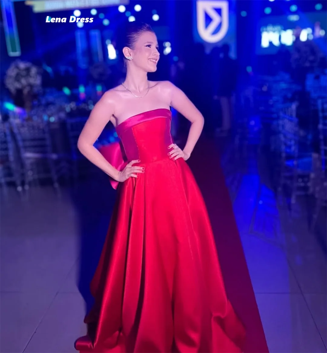 Lena Women's Evening Dress Luxury Elegant Custom Made Bow Satin Cloth Elegant Womens Party Dresses D/party Prom Dresses 2025
Lena Women's Evening Dress Luxury Elegant Custom Made Bow Satin Cloth Elegant Womens Party Dresses D/party Prom Dresses 2025