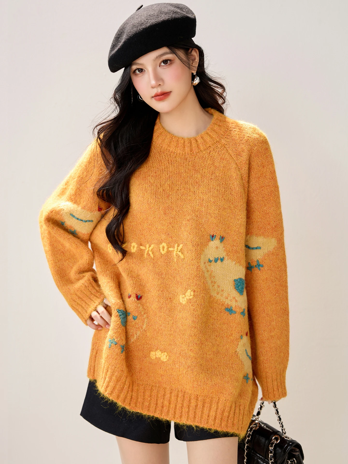 2025 New Autumn And Winter Collection Features A Thick Retro Youthful Loose And Laid-Back Style
2025 New Autumn And Winter Collection Features A Thick Retro Youthful Loose And Laid-Back Style