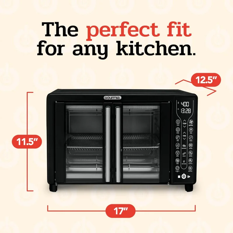 (UUX)Toaster Combo 17 cooking presets 1700W french door digital air fryer oven 24L capacity accessories, conve UQ
(UUX)Toaster Combo 17 cooking presets 1700W french door digital air fryer oven 24L capacity accessories, conve UQ