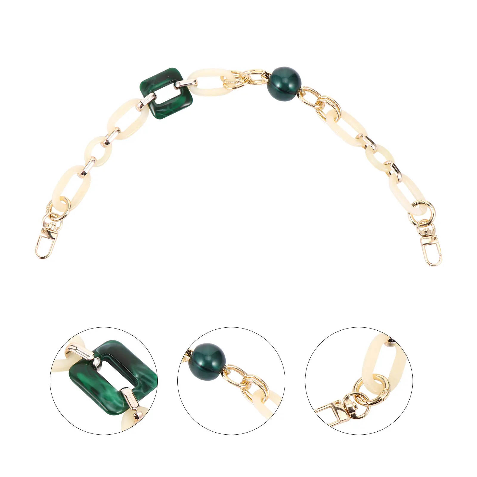 1Pcs Decorative Chain Retro Acrylic Bag Chain Stylish Baroque Design Bag Accessory Replacement Strap for Women Portable
1Pcs Decorative Chain Retro Acrylic Bag Chain Stylish Baroque Design Bag Accessory Replacement Strap for Women Portable